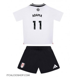 Fulham Adama Traore #11 Prima Maglia Bambino 2024-25 Manica Corta (+ Pantaloni corti)